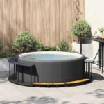 vidaXL Hot Tub Surround with Storage - Image 3