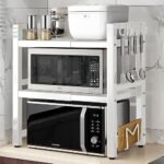 devesanter Expandable 3-Tier Microwave Rack - Image 2