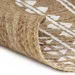 vidaXL Handmade Printed Jute Rug - Image 3