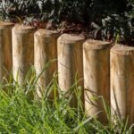 AJ Wooden Log Roll Garden Edging - Image 3