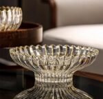 Puremagics Gold Decorative Fruit Bowl