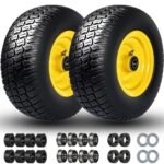 Flat Free 11x4.00-5 Mower Tires