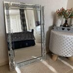 Jewel Crystal Wall Mirror 60x40cm