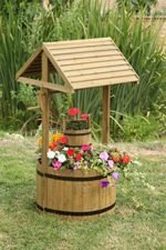 Smart Garden Wooden Wishing Well Planter - Image 2