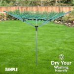 WALGREEN 50m Rotary Washing Line 4-Arm - Image 6